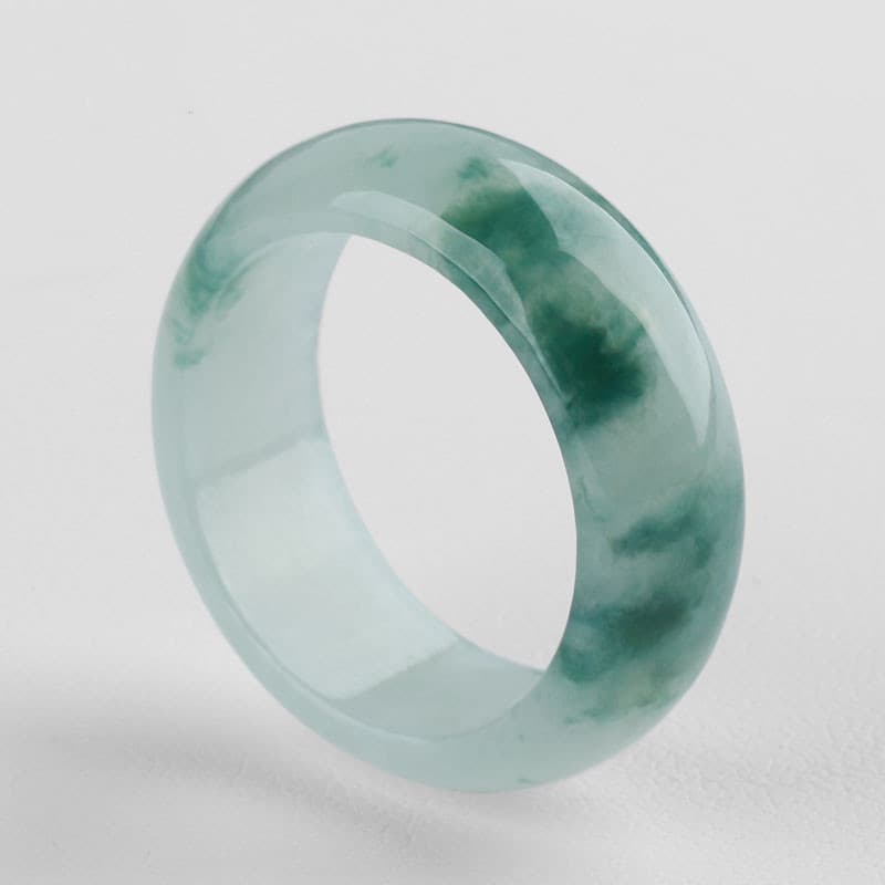Jade Ring for Men and Women Burmese Laokeng Floating Flower Jade Ring Jade Jade Jade Ring Great Gift
