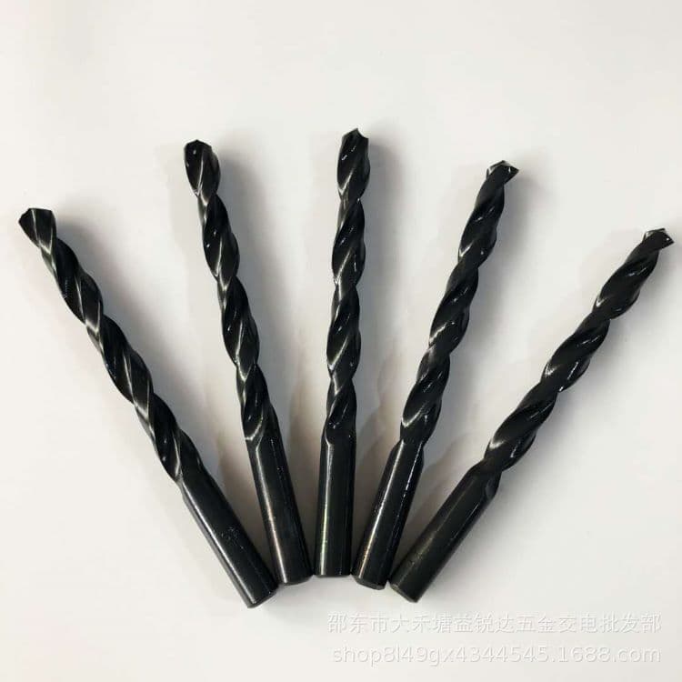 Manufacturer Black 4241 High-Speed Steel Twist Drill Bit, Fully Ground Drill Bit, Straight-Shank Twist Drill Comes in Full Specifications