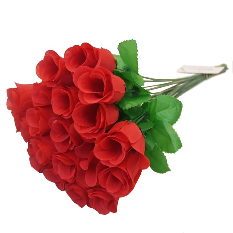 Photo Prop Crafts Artificial Flowers Wholesale Single Rose Spring Bud Mother's Day Bouquet Gifts Photography Props