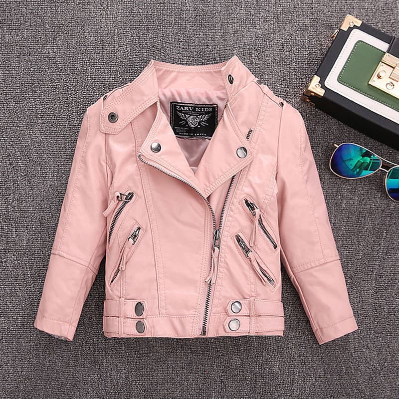Children's leather jacket processing and customization, OEM manufacturing, strong factory for boys' and girls' leather jackets and coats, trendy and cool OEM.