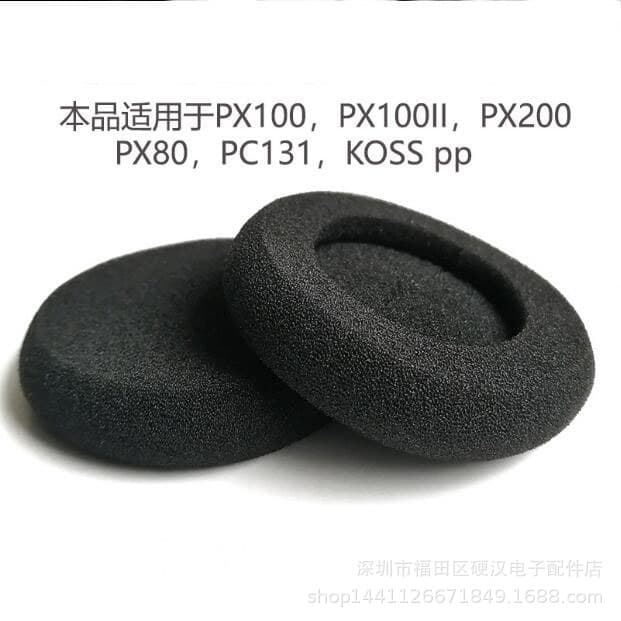 Sponge Ear Cushion Ear Cover Muff For Px100 Ii Px80 Koss Pp Headphones 5cm Hole Cotton Digital Computer Accessories