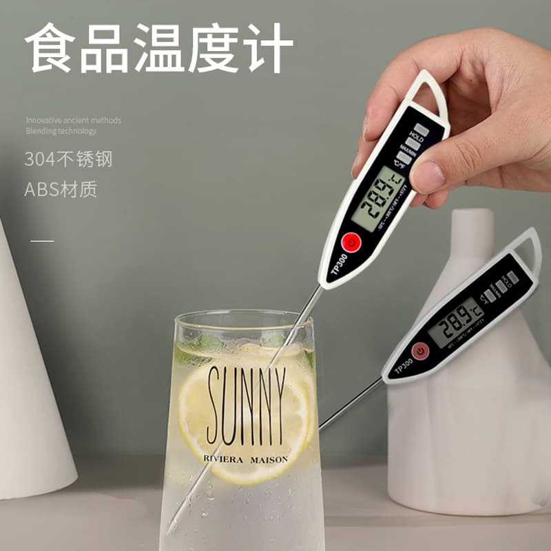TP300 Kitchen Food BBQ Fried Baking Grill Liquid Food Electronic Probe Meat Thermometer Manufacturer