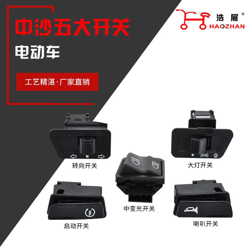 Factory Direct Electric Motorcycle Scooter Premium Boxed Five Switches Zhongsha Five Switches