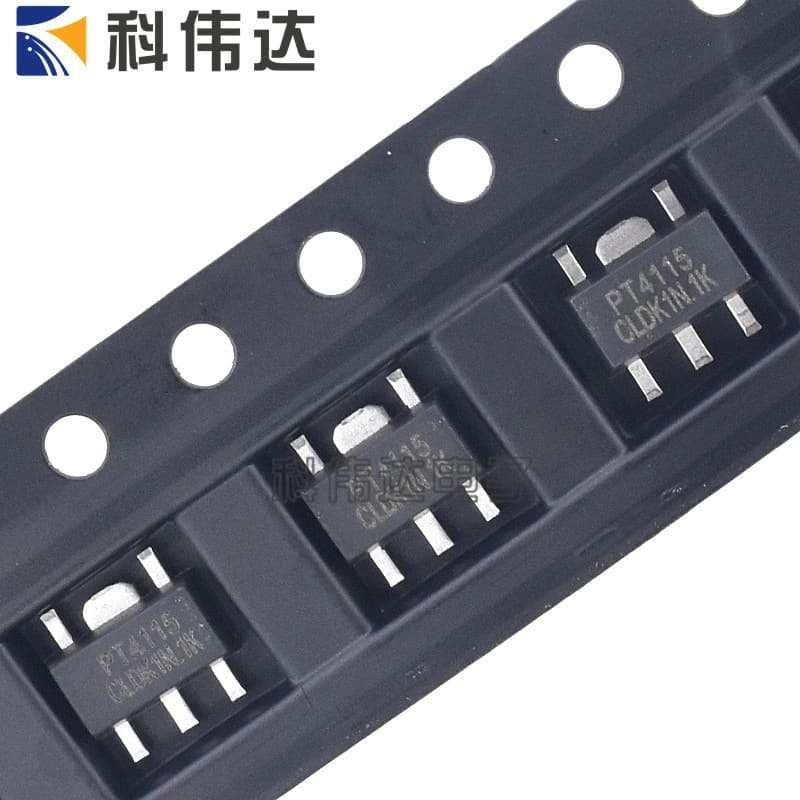 PT4115 LED Constant Current Driver IC Chip 40V 1.2A Step-Down Driver 4115 SOT89-5