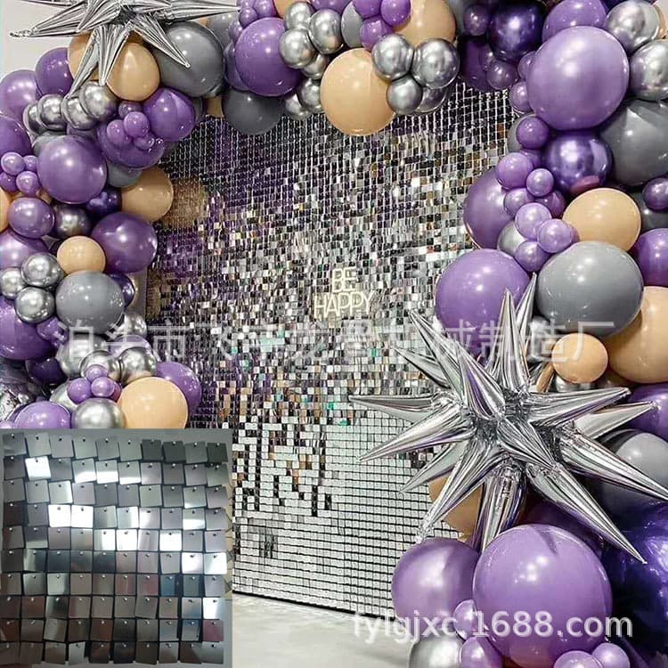 Wholesale pneumatic gusset plate, door head sequin pneumatic gusset plate, background wall sequin pneumatic gusset plate