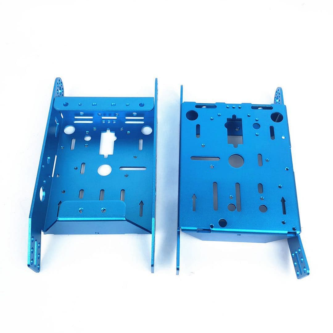 Robot electric electronic aluminum alloy car open source software parts 2-wheel car DIY