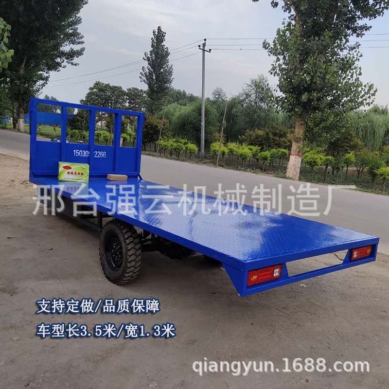 Engineering extended flatbed truck, street stall, tricycle, cargo hauling construction site, agricultural cargo transportation, electric battery tricycle