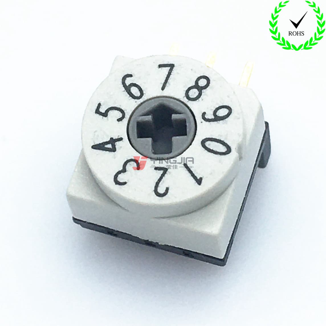 Manufacturer of DIP side-mounted digital switch encoder rotary encoder switch 4-position 10-position switch wholesale and customization