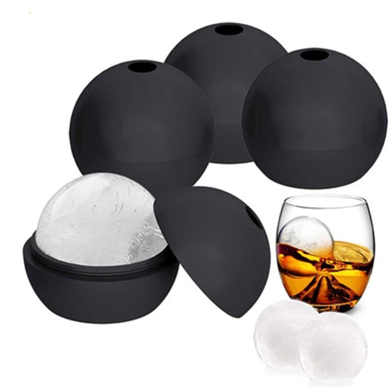 Amazon Hot Selling Small Silicone Ice Ball Wholesale Silicone Ice Cube Mold Factory Round Ice Ball Silicone Ice Maker