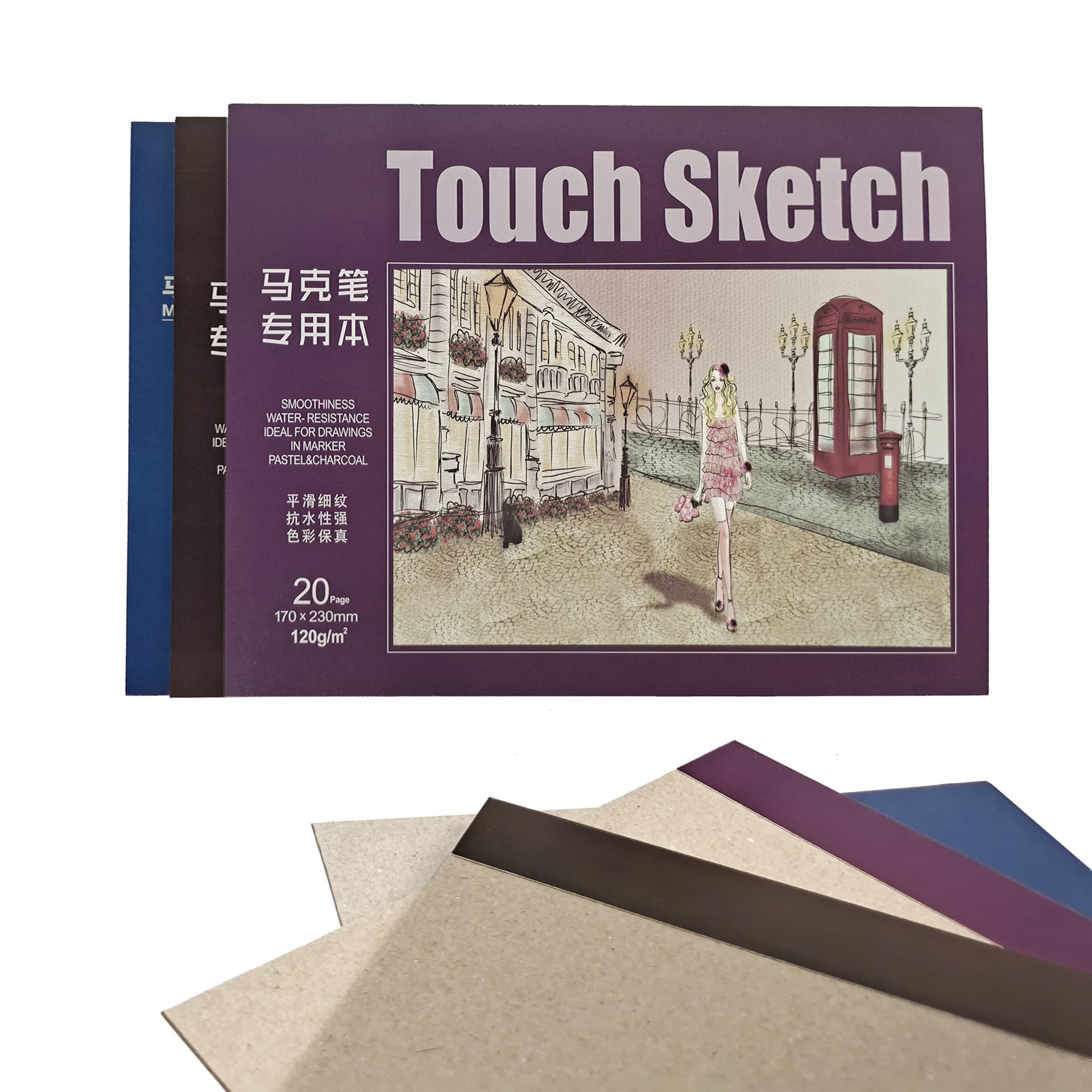Factory Direct Glue Bound Marker Colored Pencil Drawing Book Coloring Art Book Children's Sketchbook Painting Book