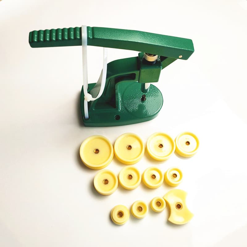 Factory spot watch capping press capping machine pressure gauge cover pressure gauge cover with 12 mold repair tools