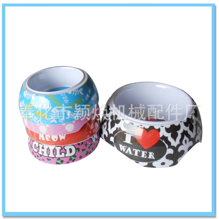 Melamine Pet Bowl Creative Cute Pet Feeding Dish Cartoon Dog Bowl Pet Supplies Melamine Cat Bowl Pet Feeding Dish