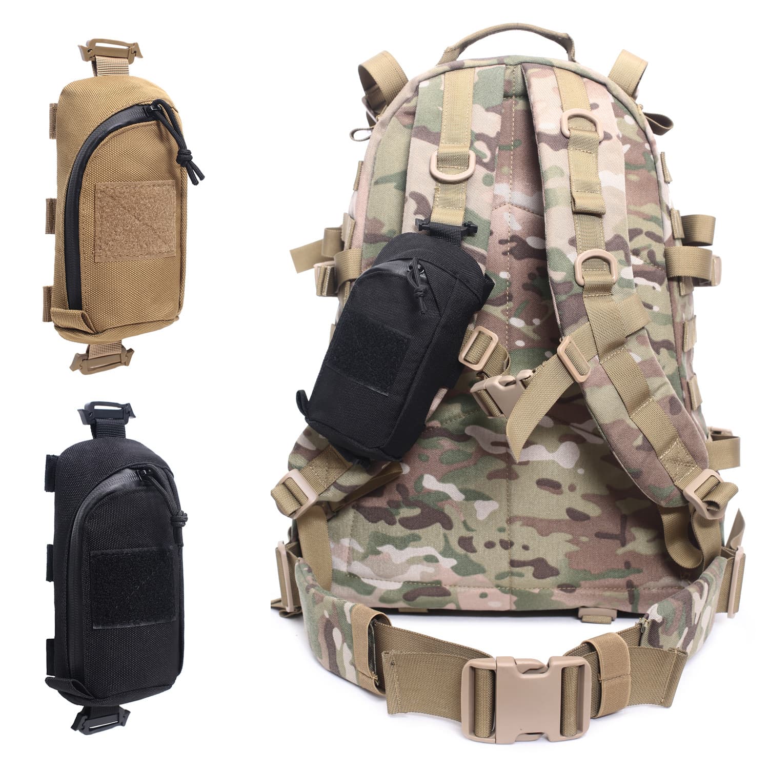 Outdoor Camouflage Tactical Backpack Unisex Waterproof Hiking Camping Rucksack Large Capacity Camo Bag Hunting Gear