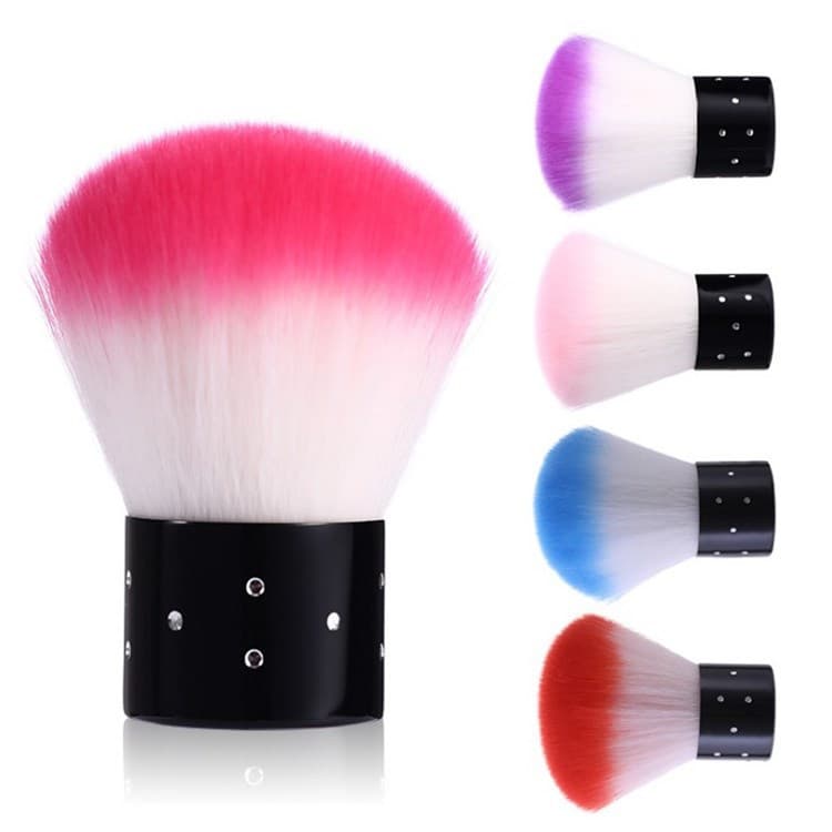 Nail Art Dust Brush Soft Bristle Plastic Nail Brush Dust Removal Cleaning Brush Large Mushroom Brush Wholesale Supplies