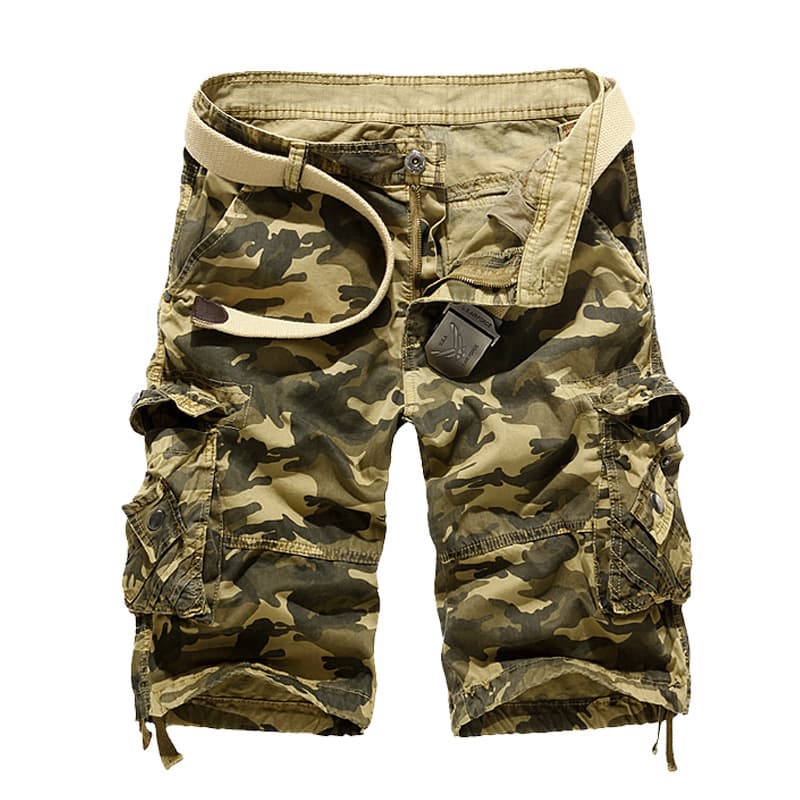 Wholesale eBay Men's Camo Cargo Shorts Loose Multi-Pocket Work Shorts 5-Inch Shorts Plus Size