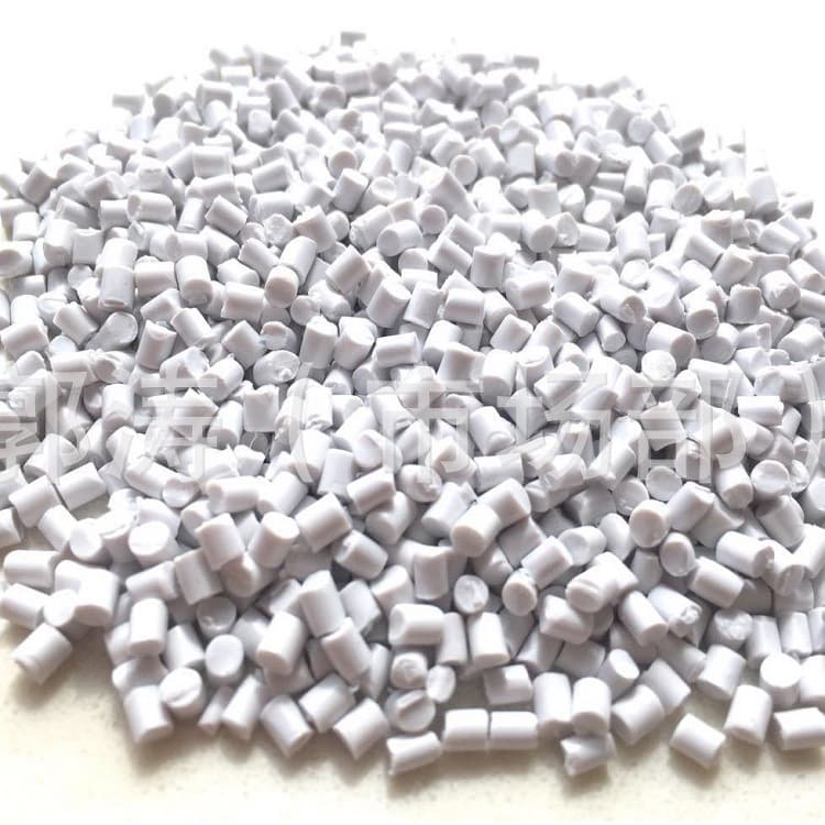 White PPO flame-retardant plastic granules, white PPO plastic raw material, PPO flame-retardant V0 recycled pellets.