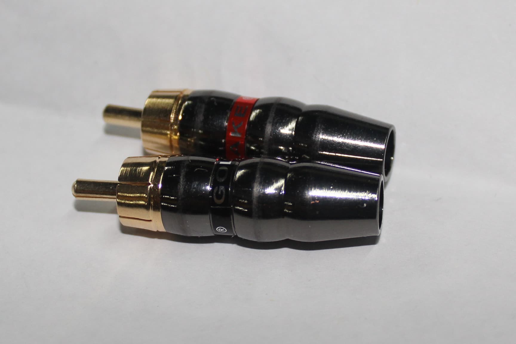 Snake King 6071 Gray RCA Lotus Plug/HIFI Audiophile Audio Plug