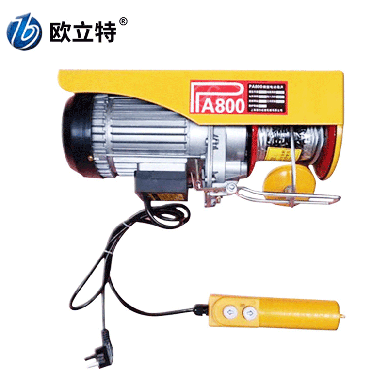 Micro electric hoist Olet manufacturers wholesale wire rope electric hoist PA800 220V electric hoist