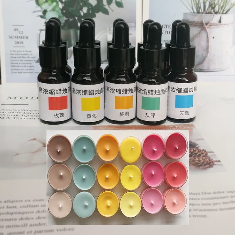 20x High Concentration Liquid Candle Dye DIY Material Aromatherapy Candle 10ml Coloring Pigment