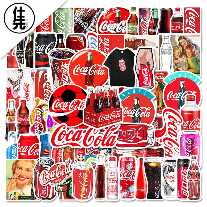 76 Tide Brand Series Graffiti Cartoon Creative Goo Card Laptop Bicycle Car Decoration Waterproof Stickers