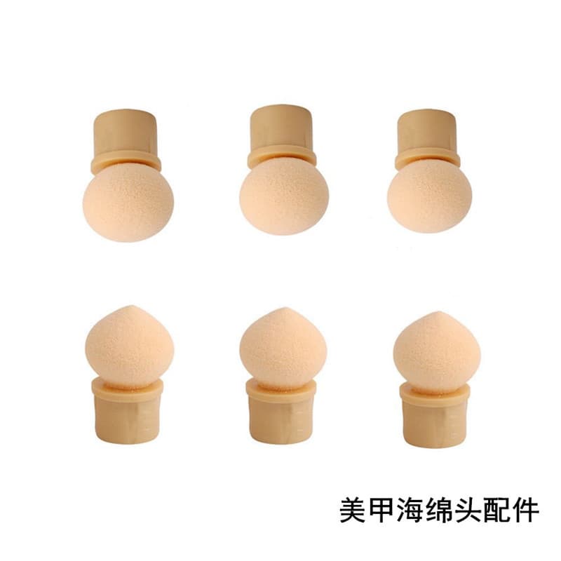 Wholesale Nail Sponge Head Single Sponge Blending Nail Brush Head Gradient Color Head Powder Puff Nail Tool