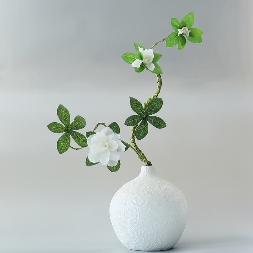Artificial Rhododendron Flowers, Soft Branches Easy to Shape, Dried Branches Home Decoration, Fake Foam Branch Silk Flowers for Wedding