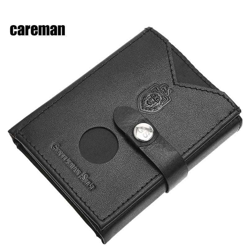 Cross-border Hot Selling Men's Short Wallet Tri-fold Anti-theft New Style Cowhide Billfold Large Capacity Coin Pocket Card Holder