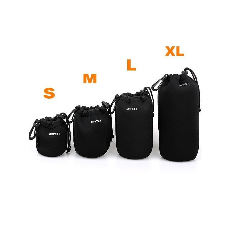 Matten Bag DSLR Lens Pouch Matten Lens Tube Neoprene Lens Bag Elastic Lens Case Soft Lens Cover