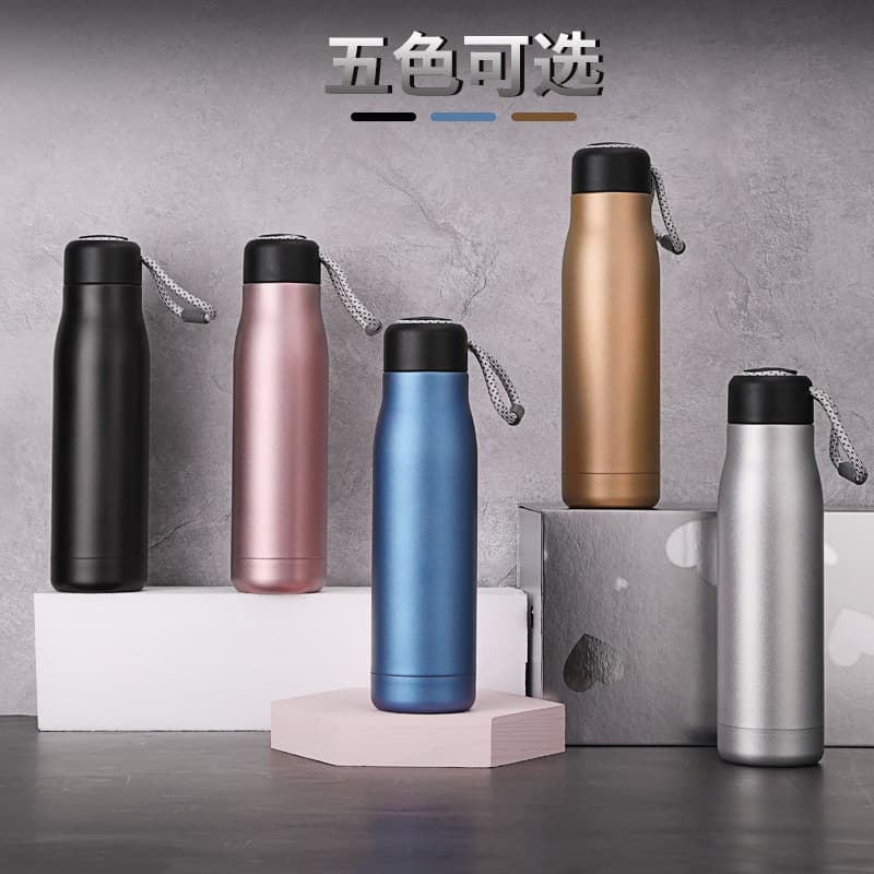 Large Capacity Insulated Water Bottle Wholesale Portable Food-Grade Stainless Steel Thermos Cup Outdoor Fitness Travel Sports Water Bottle