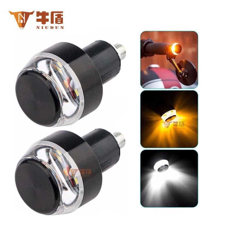 Factory Supply Motorcycle Handlebar LED Turn Signal Light Handlebar Light Signal Light LED Motorcycle Light