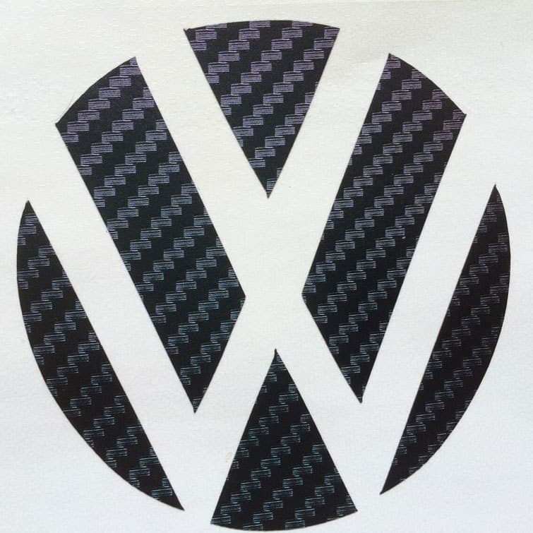 KBT Golf 6 Beetle Magotan Golf 7 Rear Emblem Sticker Wholesale Color Change Car Body Sticker Groove