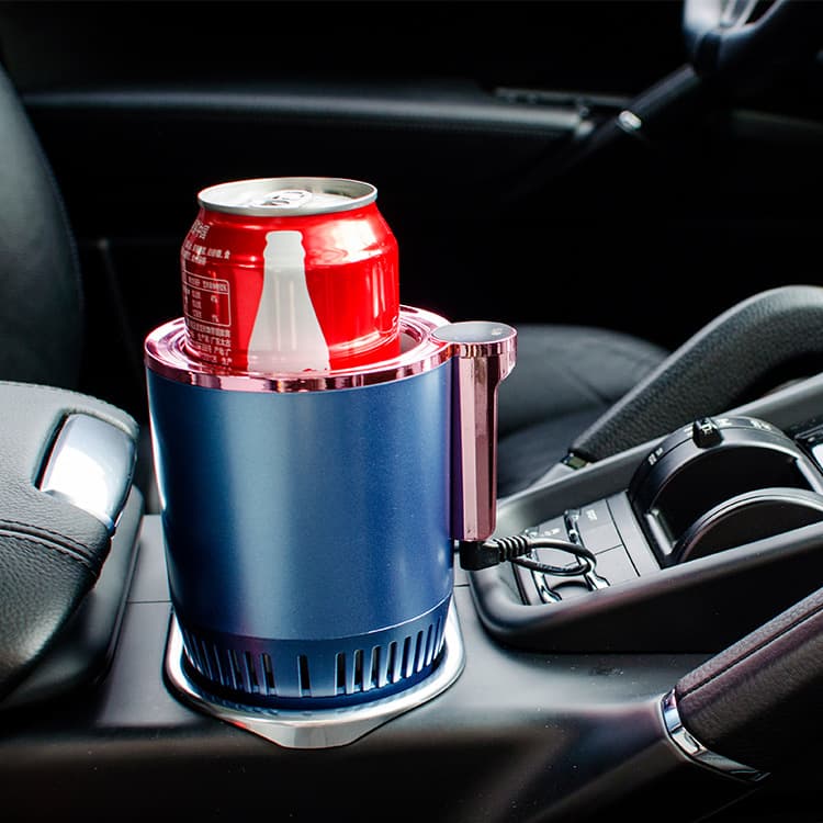Car hot and cold cup rapid cooling cup heating 12V heating cup dual-purpose cooling intelligent heating and cooling car milk cup