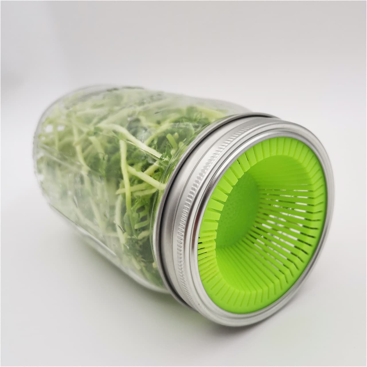 Mason Jar Germination Cover Split Stainless Steel Cover 86 Wide Mason Cup Cover Filter Mesh Large Mason Jar Germination Cover