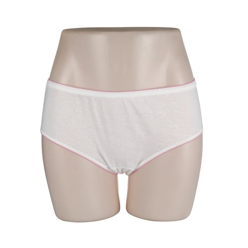 Factory production disposable underwear maternity supplies business home extra-large unisex polyester-cotton disposable underwear
