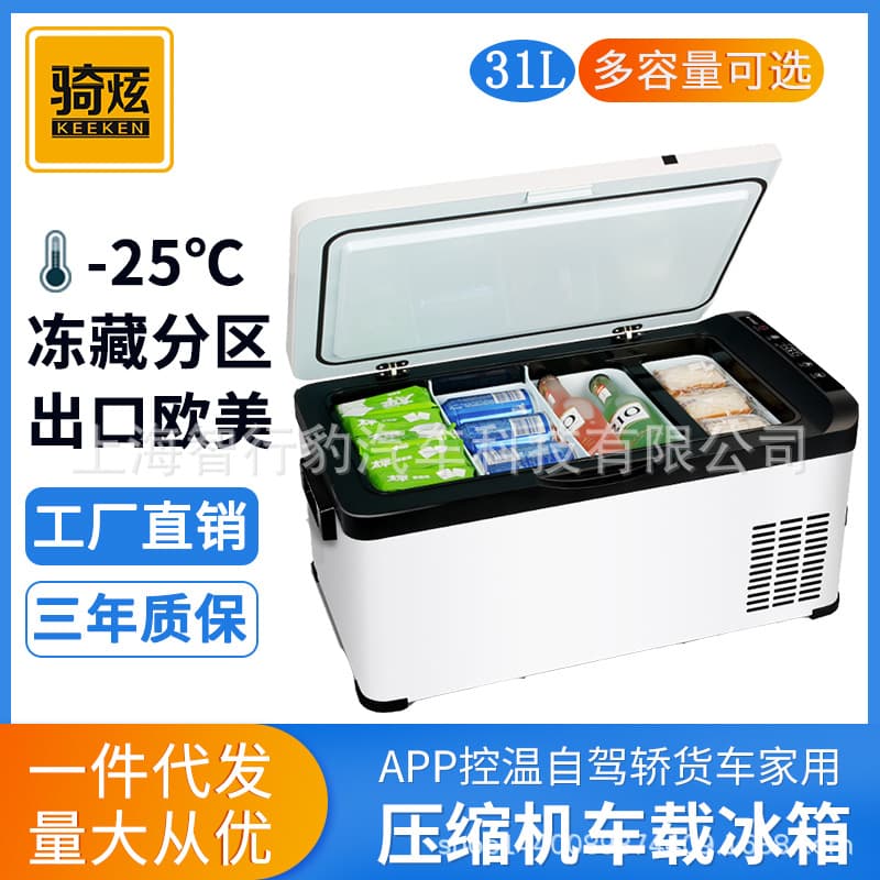 Compressor Car Refrigerator Freezer Freezing Ice Chest for Cars Trucks Home 12V 24V Portable