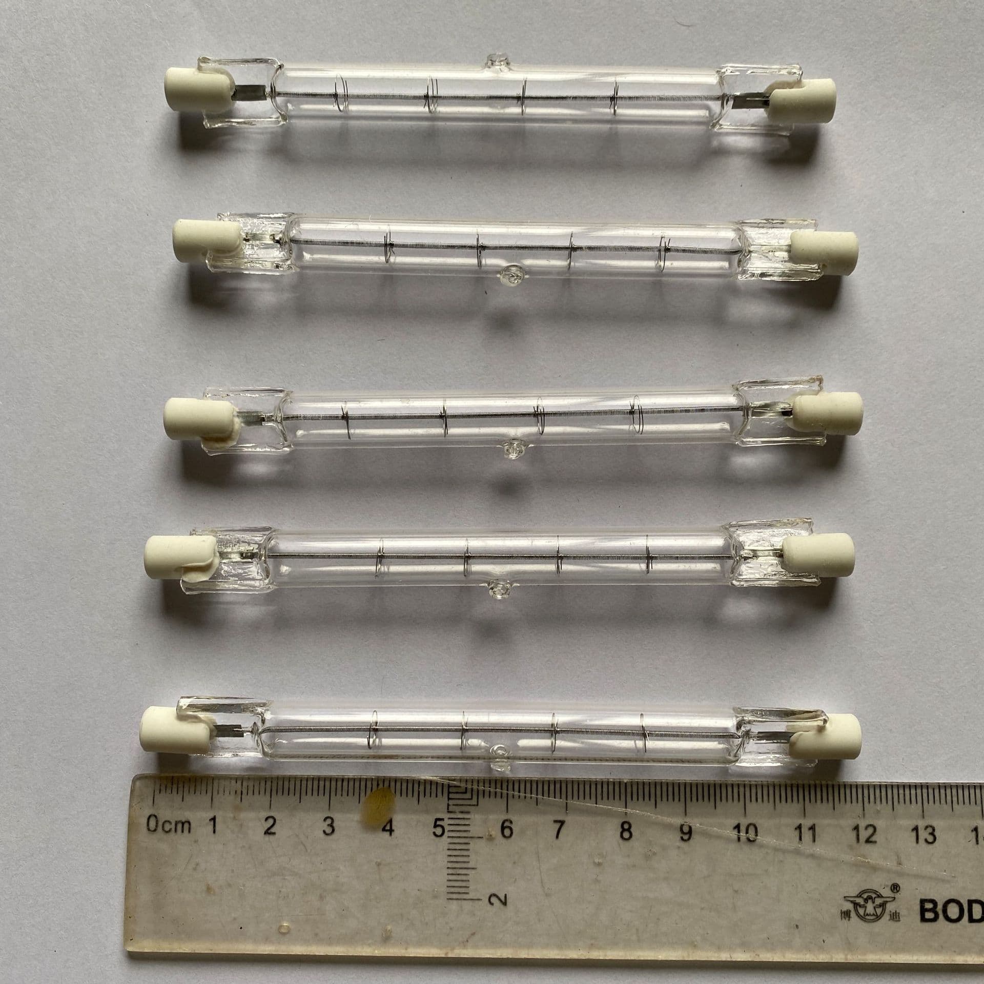 J118 R7S 500W Halogen Tubes Iodine Tungsten Lamps
