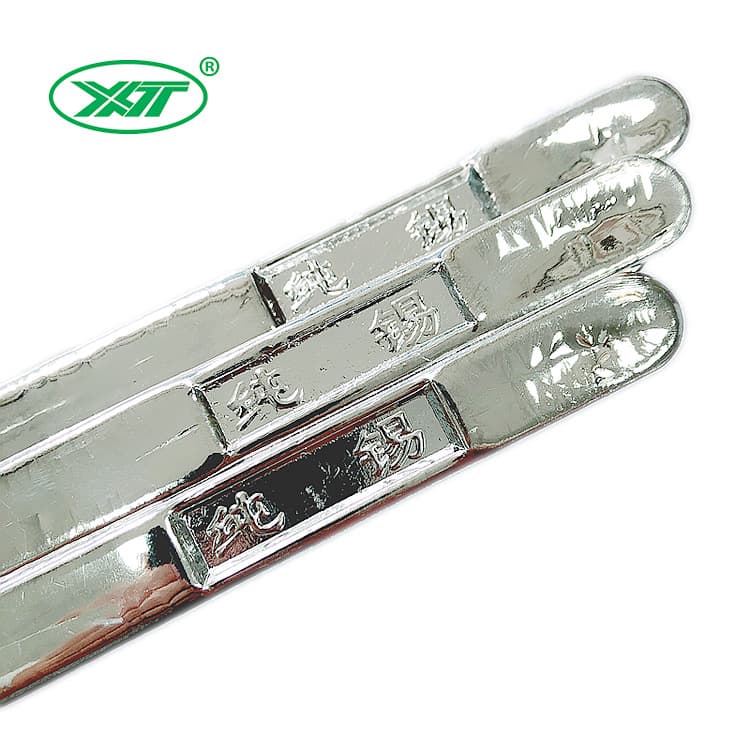 Manufacturer XingTai Eco-Friendly Lead-Free Solder Bar 100ppm High-Temperature Yunxi Pure Tin Bar Sn99.95 Wave Solder Bar