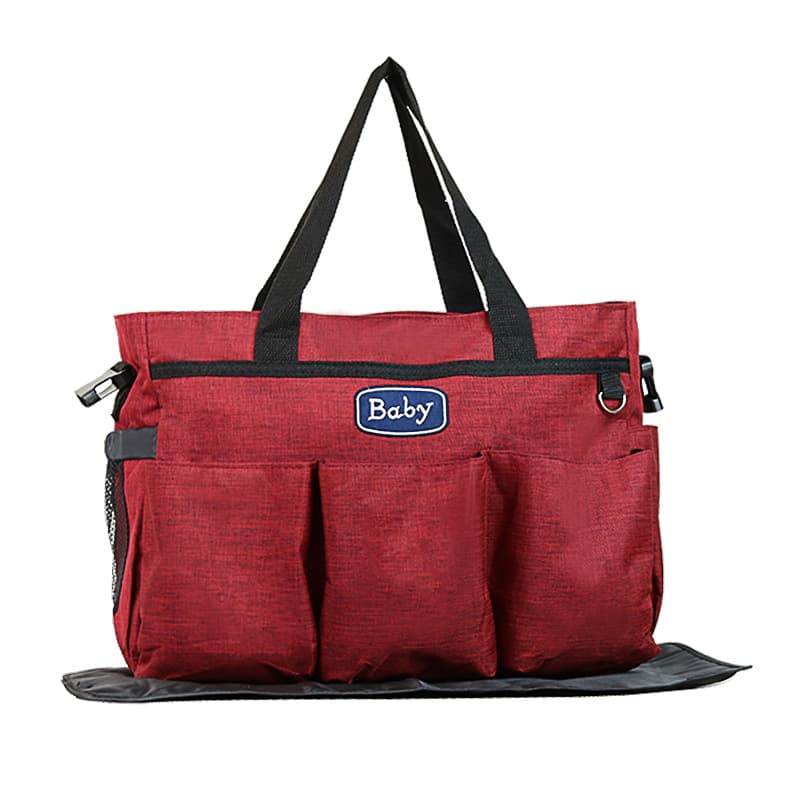 Factory Direct Multi-Function Large Capacity Maternity Diaper Bag, Waterproof Mom Tote for Baby Bottles and Diapers
