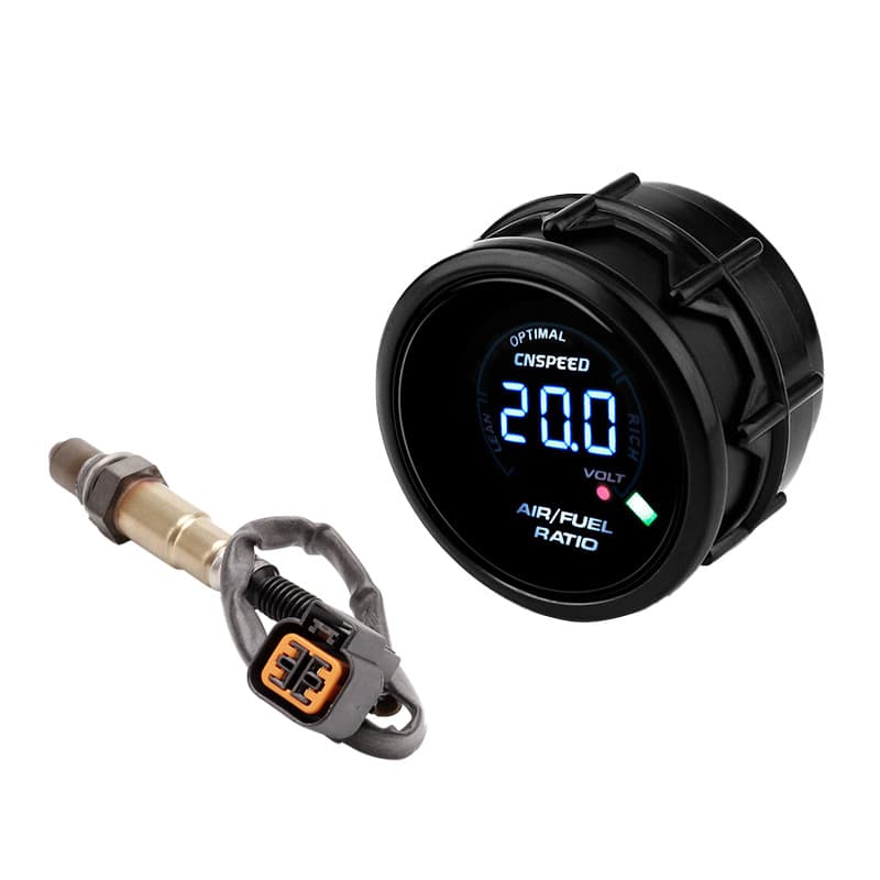 Cross-border bestseller modified 2-inch 52mm digital display dual-function air-fuel gauge with voltage display and oxygen sensor instrument