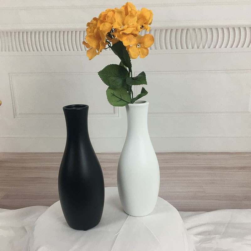 Artistic Flower Arrangement Decoration Home Soft Furnishing Vase Chaozhou Yedong Factory Wholesale Nordic Style Ceramic Vase