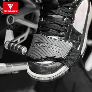 MOTOWOLF/Moto Wolf Motorcycle Gear Shift Shoe Cover, Shift Protection Shoe Guard, Anti-Slip Anti-Drop Protective Cover