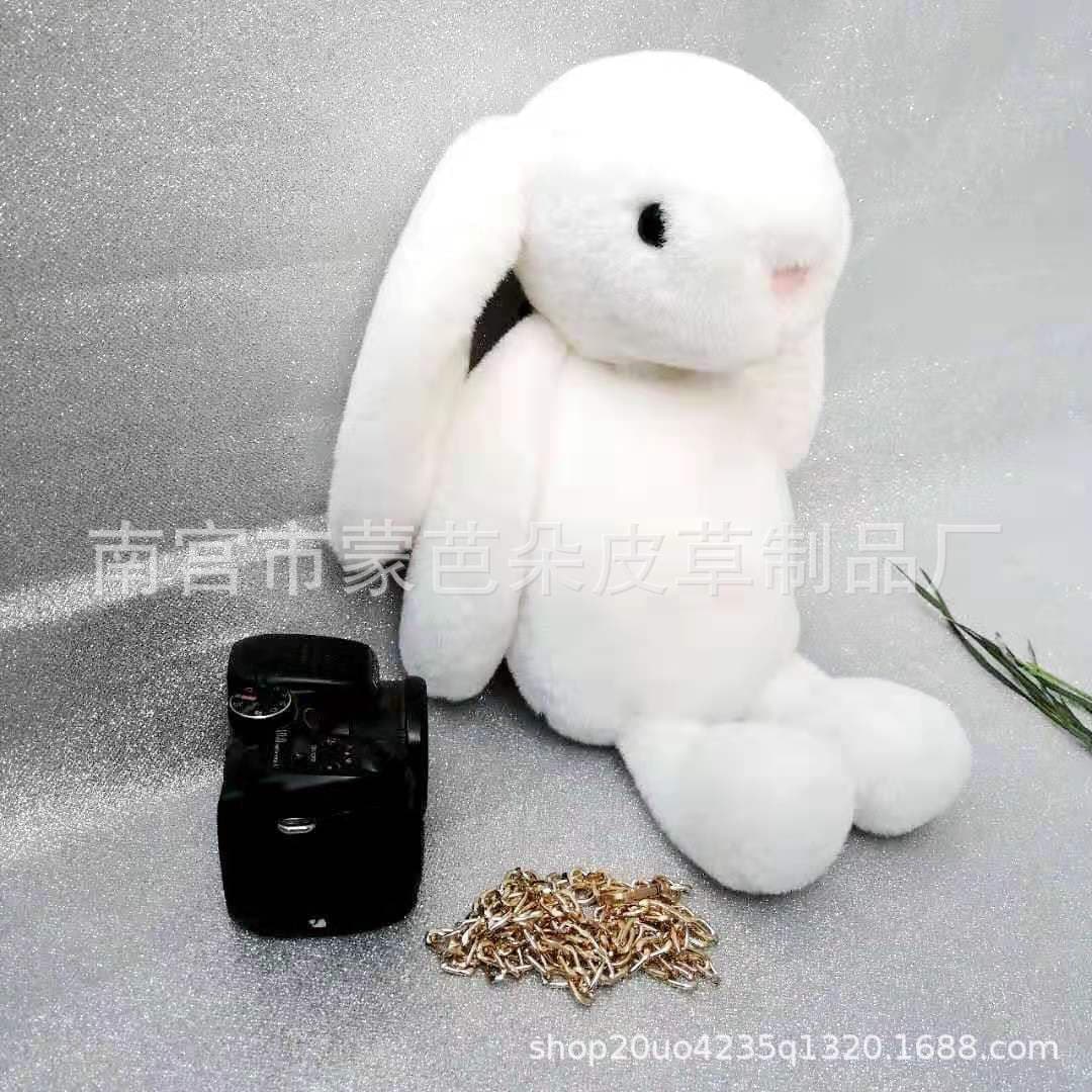 Factory Direct Wholesale Plush Toy Bag, Cute Big Eared Rabbit Bag, Faux Rabbit Fur Bag