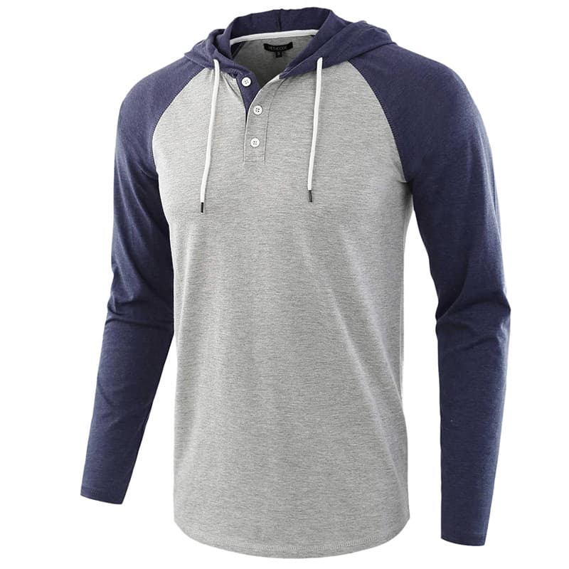 2022 new men's cross-border autumn and winter large size T-shirt European and American men's Amazon foreign trade long-sleeved T-shirt hoodie