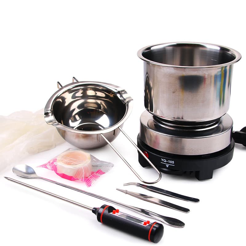Wax Melter Pot Aromatherapy Candle Tool Set Candle Making Tools Heating Furnace Handmade Candle DIY Materials