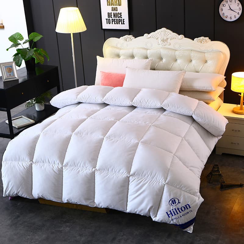 Hilton Feather Down Comforter Gift Set, Soy Fiber Comforter Bulk Buy, Group Purchase Gift Blanket, Wholesale Winter Quilt Employee Benefit