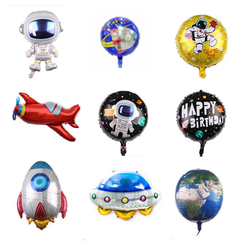 New Astronaut Foil Balloon Rocket Kids Birthday Party Decoration Wholesale Balloon