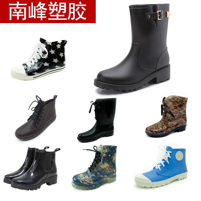 Nanfeng Plastic, Unisex Rain Shoes Drop Shipping, Fashion Women's Rain Boots Processing, Top-Made Children's Rain Shoes Factory Direct Wholesale in Stock