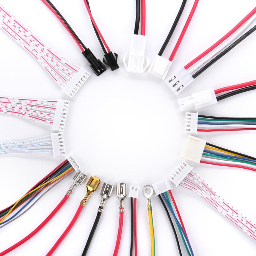 Red-white ribbon cable 2651 flexible ribbon cable circuit board connection wire speaker wire harness led interface test machine dual-row