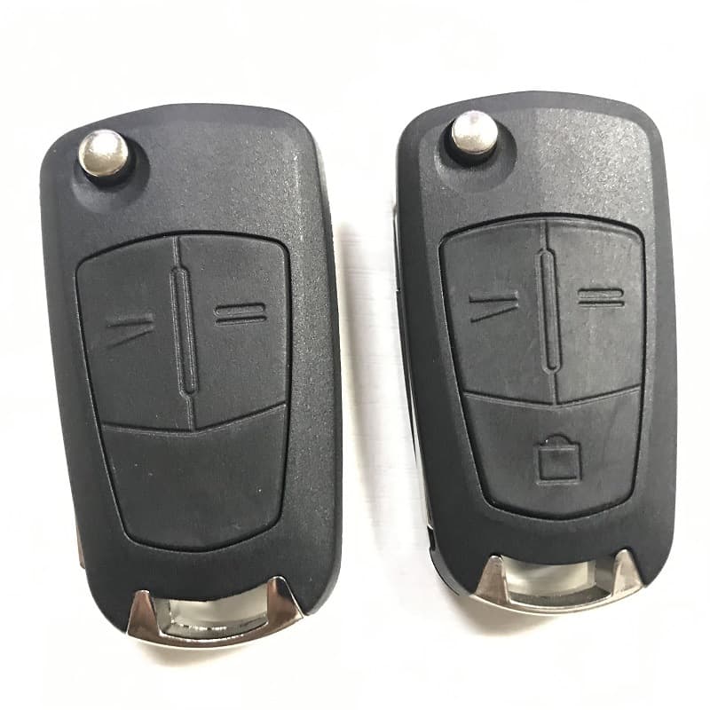 Compatible with Opel 2-button original car key modification folding shell, Opel car key shell, OPEL replacement shell