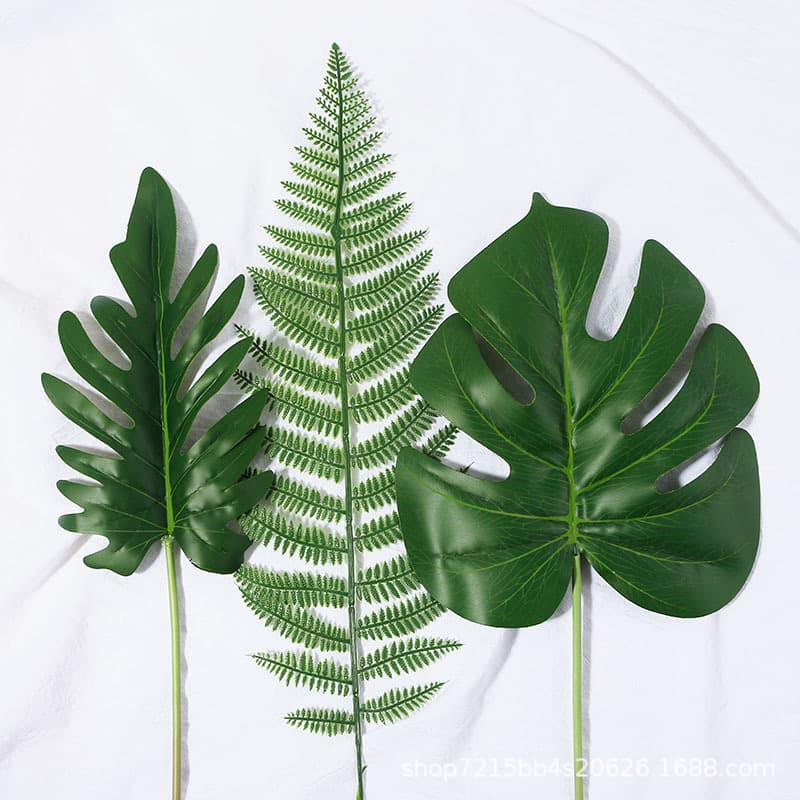 Simulated plant tree leaves photo props ins food beauty photography props shooting props background cloth posing